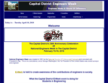 Tablet Screenshot of capitaldistricteweek.org
